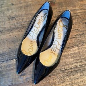 Sam Edelman Dori Heels - Black Patent size 7